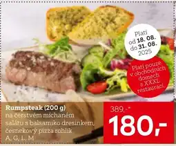 XXXLutz Rumpsteak nabídka