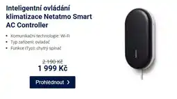 Datart Inteligentní ovládání klimatizace Netatmo Smart AC Controller nabídka