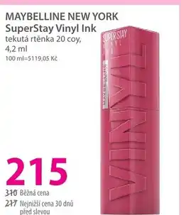 Hebe MAYBELLINE NEW YORK SuperStay Vinyl Ink nabídka