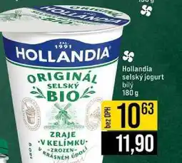 Jip Hollandia selský jogurt bilý 180 g nabídka