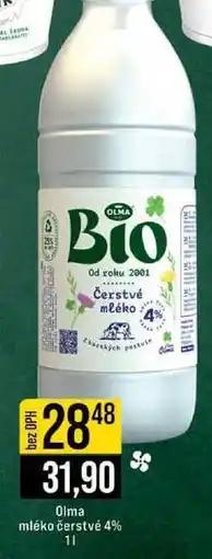 Jip Olma mléko čerstvé 4% 1l nabídka