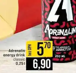 Jip Adrenalin energy drink classic 0,25l nabídka