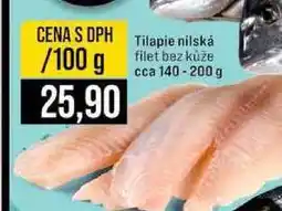 Jip Tilapie nilská filet bez kůže cca 140 - 200 g 100g nabídka