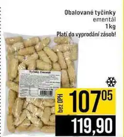 Jip Obalované tyčinky ementál 1kg nabídka