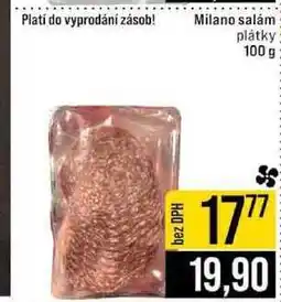 Jip Milano salám plátky 100 g nabídka