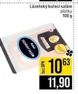 Jip Lázeňský kuřecí salám plátky 100 g nabídka