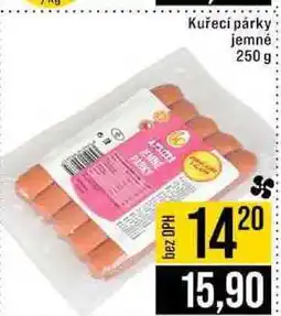 Jip Kuřecí párky jemné 250 g nabídka
