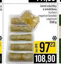 Jip Jarní závitky s omáčkou kuřecí vegetariánské vepřové 250g nabídka