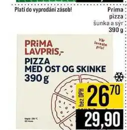 Jip Prima pizza Šunka a sýr 390 g nabídka