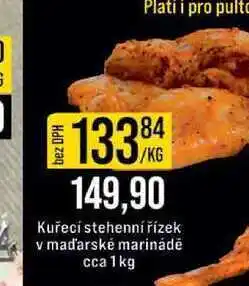 Jip Kuřecí stehenní řízek v maďarské marinádě cca 1kg nabídka