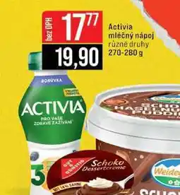 Jip Activia mléčný nápoj různé druhy 270-280 g nabídka