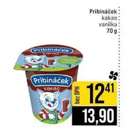 Jip Pribináček kakao vanilka 70 g nabídka