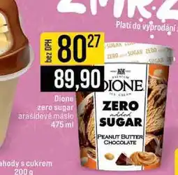 Jip Dione zero sugar arašidové máslo 475 ml nabídka