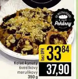 Jip Koláč kynutý švestkový meruňkový 350 g nabídka