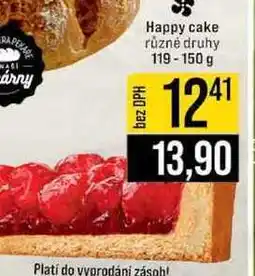 Jip Happy cake různé druhy 119-150 g nabídka