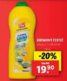 Lidl KRÉMOVÝ ČISTIČ nabídka