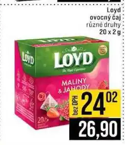 Jip Loyd ovocný čaj různé druhy 20 x 2g nabídka