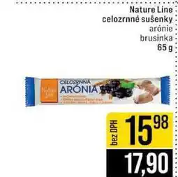 Jip Nature Line celozrnné sušenky aronie brusinka 65 g nabídka