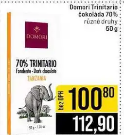 Jip Domori Trinitario čokoláda 70% různé druhy 50g nabídka