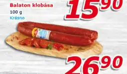 ESO MARKET Balaton klobása nabídka
