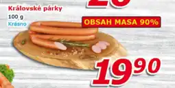 ESO MARKET Královské párky nabídka