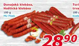 ESO MARKET Dunajská klobása, hoštická klobása nabídka