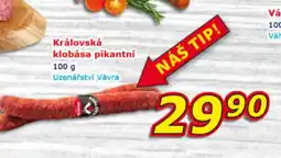 ESO MARKET Královská klobása pikantní nabídka