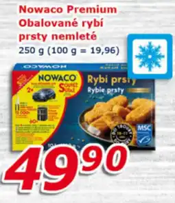 ESO MARKET NOWACO Premium obalované rybí prsty nemleté nabídka