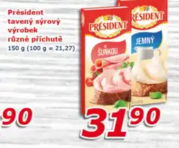 ESO MARKET PRÉSIDENT Tavený sýrový výrobek různé příchutě nabídka