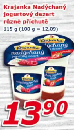 ESO MARKET KRAJANKA Kadýchaný jogurtový dezert různé příchutě nabídka