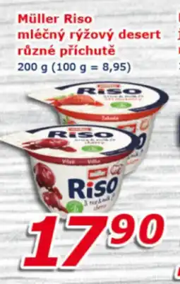 ESO MARKET MÜLLER Riso mléčný rýžový desert různé příchutě nabídka