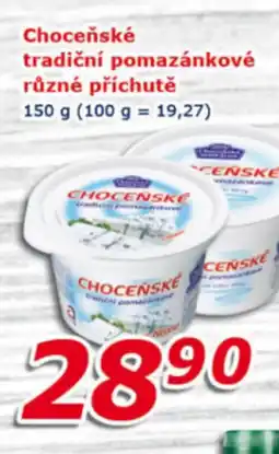 ESO MARKET Choceňské tradiční pomazánkové různé příchutě nabídka