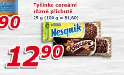 ESO MARKET Tyčinka cereální různé příchutě nabídka