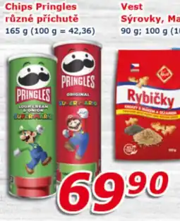 ESO MARKET Chips pringles různé příchutě nabídka