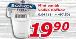 ESO MARKET Mini panák vodka božkov nabídka
