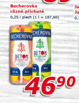 ESO MARKET BECHEROVKA Různé příchutě nabídka