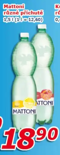 ESO MARKET MATTONI Různé příchutě nabídka