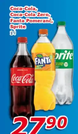 ESO MARKET Coca-cola, coca-cola zero, fanta pomeranč, sprite nabídka