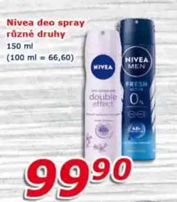 ESO MARKET NIVEA Deo spray různé druhy nabídka