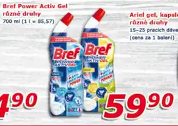 ESO MARKET BREF Power activ gel různé druhy nabídka