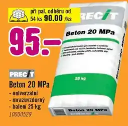 Hornbach Beton 20 mpa nabídka