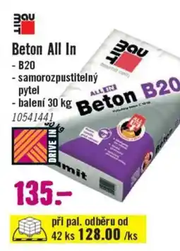 Hornbach Beton all in nabídka
