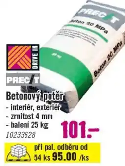 Hornbach Betonový potěr nabídka