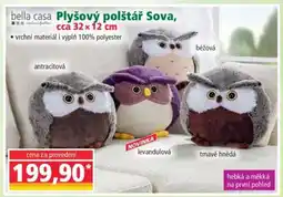 Norma Plyšový polštář Sova nabídka