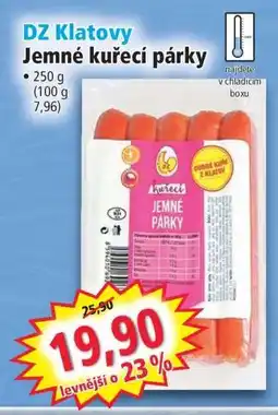 Norma Jemné kuřecí párky nabídka