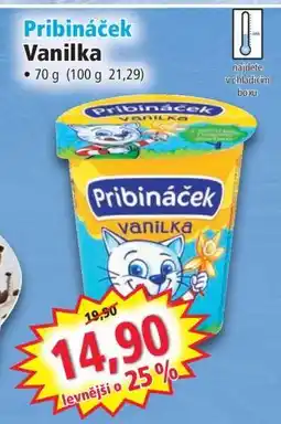 Norma Pribináček vanilka nabídka
