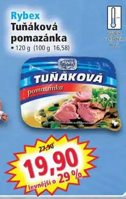 Norma Rybex Tuňáková pomazánka nabídka