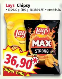 Norma Lay´s chipsy nabídka