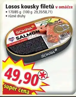 Norma Losos kousky filetů v omáčce nabídka