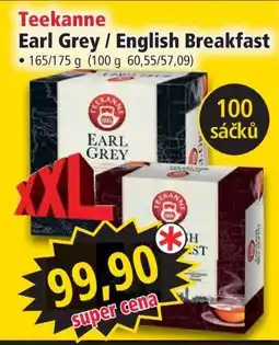 Norma Teekanne Earl Grey / English Breakfast nabídka